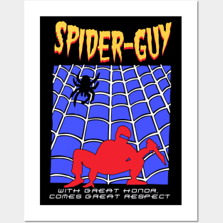 Spider Guy Meme Knock Off Comic Super Hero Parody Off Brand MCU Dumb Mug Shirt Sticker Pin Tapestry Posters and Art